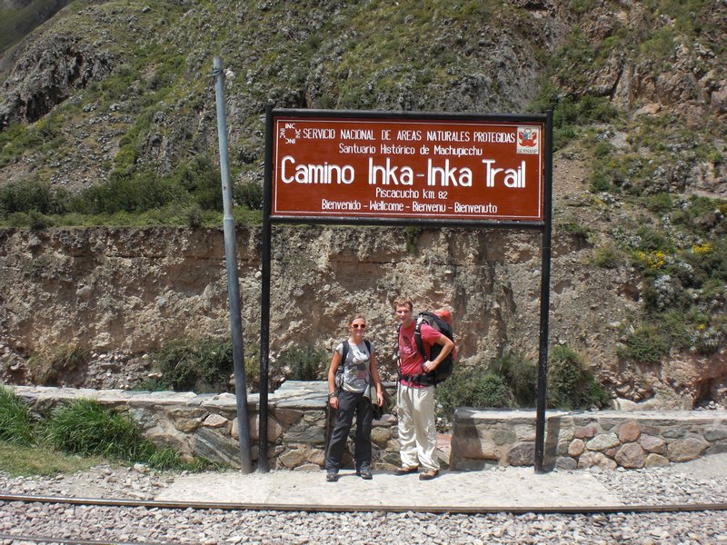 KM 82 - the official start of the Inca Trail