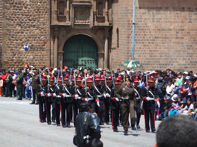 Sunday military parade