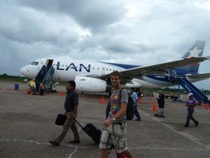Landing in Iquitos 