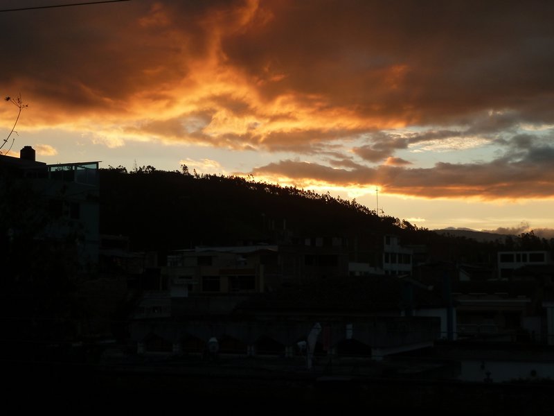 Sunset in Otavalo 