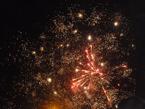 Fireworks in Montanita 
