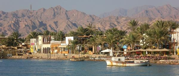 Red Sea and Sinai mountains