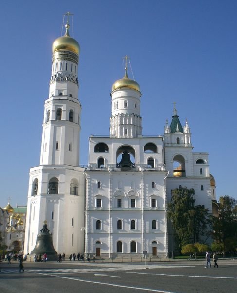 Ivan the Great Bell Tower, with Assumption Belfry on the right