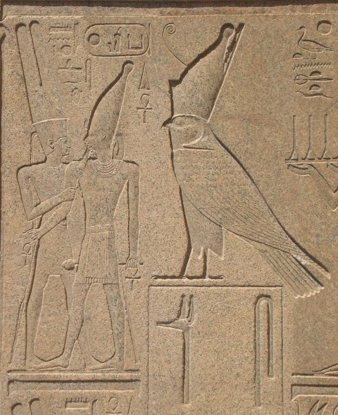 Relief on Hatshepsut's fallen obelisk