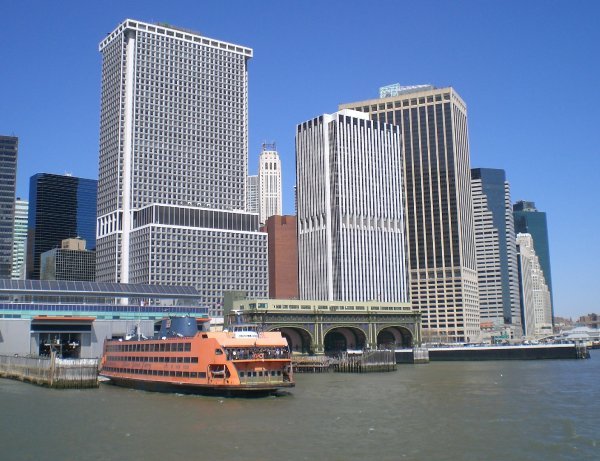 The Staten Island Ferry in Manhattan