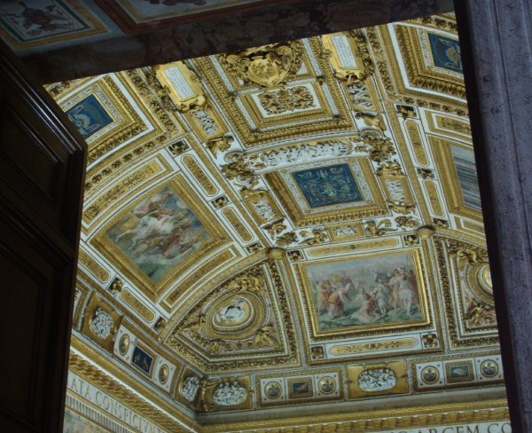 Farnese apartments ceiling, Castel Sant'Angelo