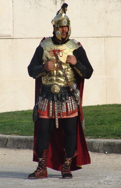 Roman knight in shining armour