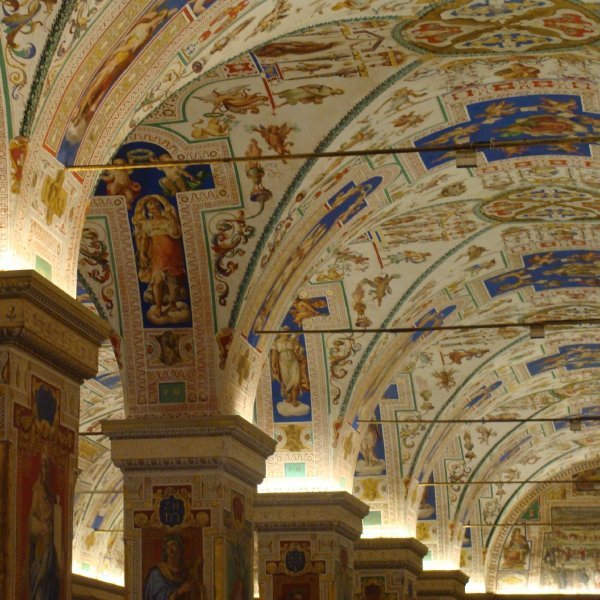 The Sistine Hall of the Vatican Library