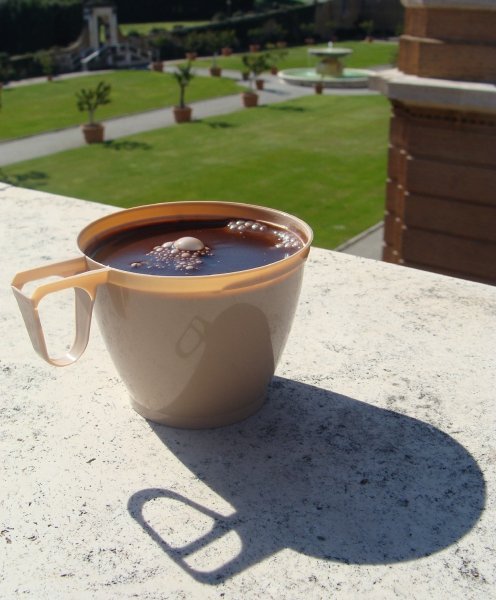 Hot chocolate, Vatican Museums