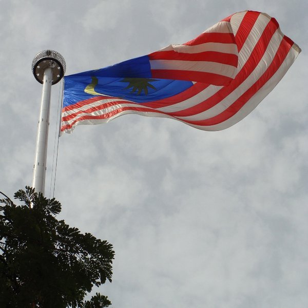 Malaysian flag, Merdeka Square