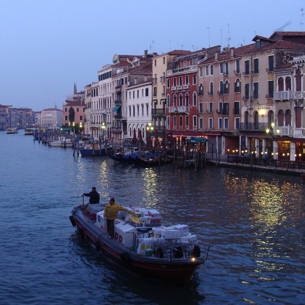 The Grand Canal just before sunrise