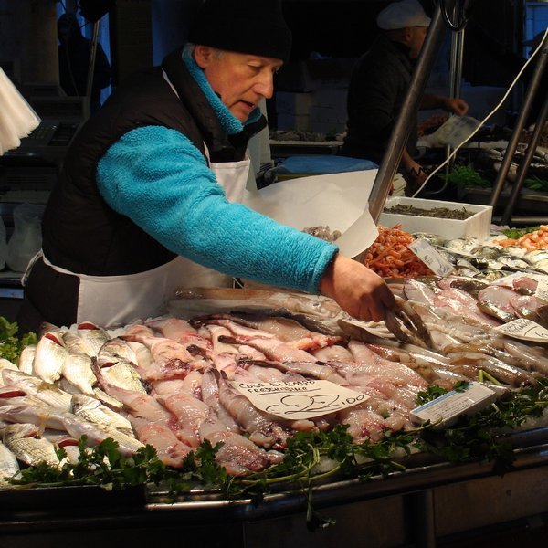 Fish stall, Rialto market