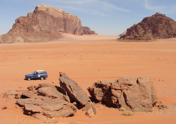 Drive time, Wadi Rum