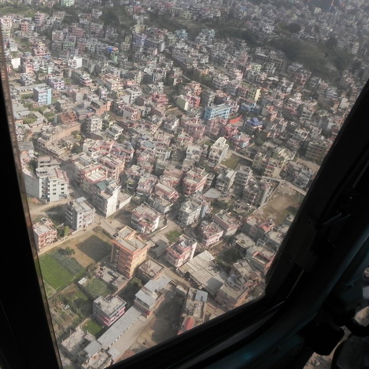 Approaching Kathmandu