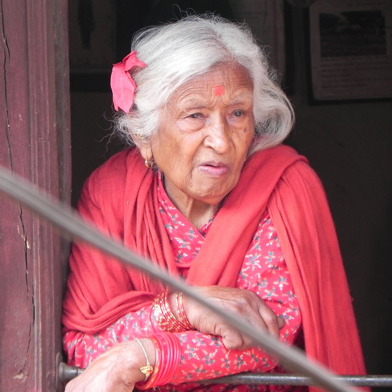 Local woman in Bhaktapur