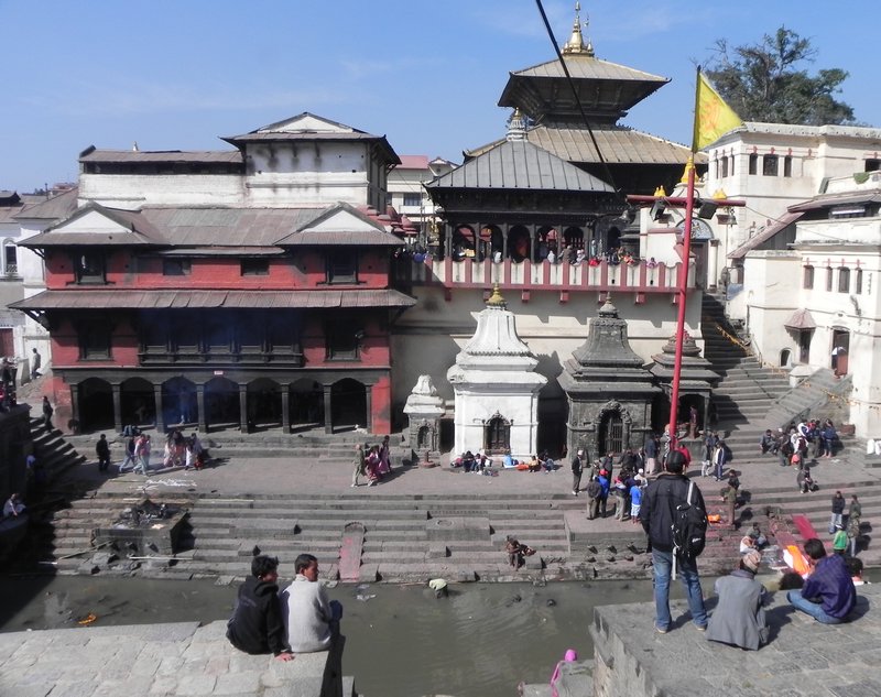 Burning ghats at Bagmati river, Pashupatinath Temple
