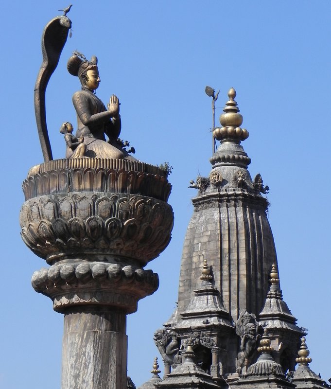 King Yoganarendra Malla's statue