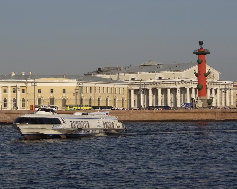 Arrival in Saint Petersburg