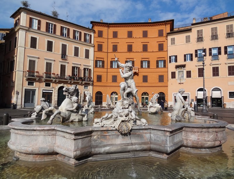 Fountain of Neptune, Piazza Navona