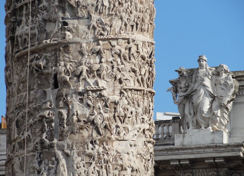 Detail of column of Marcus Aurelius