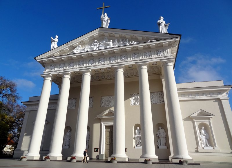 Facade of Vilnius Cathedral