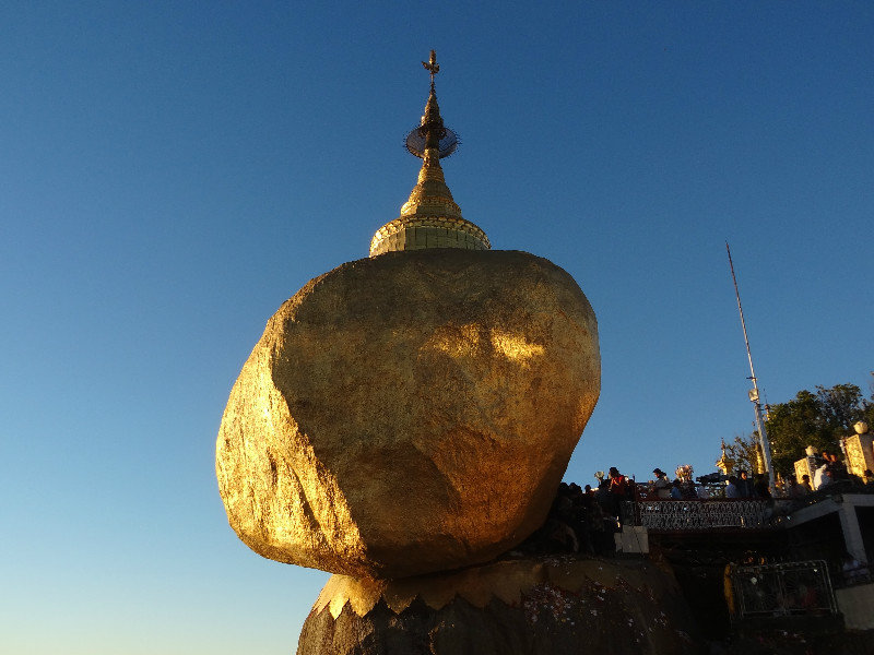 Kyaiktiyo Pagoda over the Golden Rock
