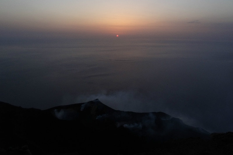 Sunset, Mount Stromboli