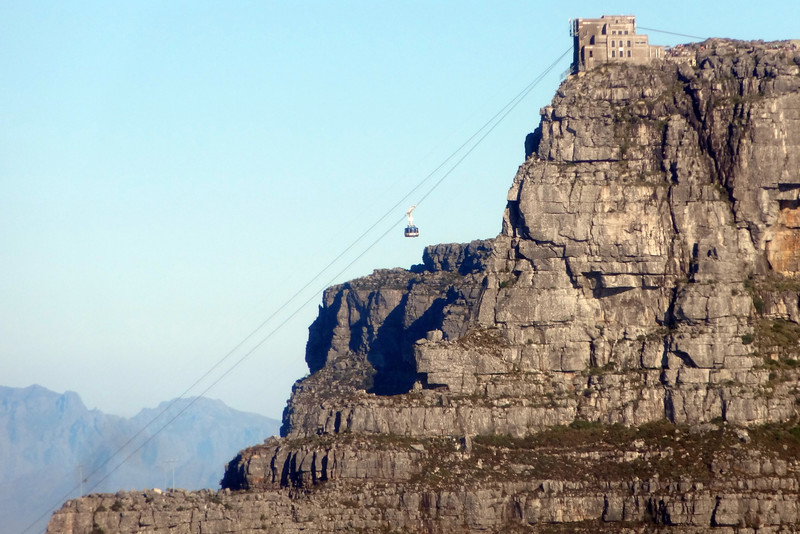 Table Mountain and cable car