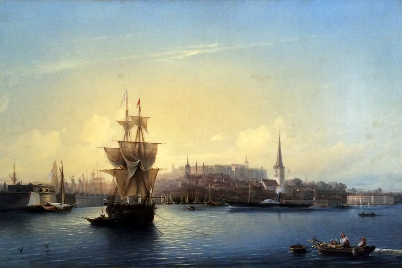 Port of Tallinn in 1853