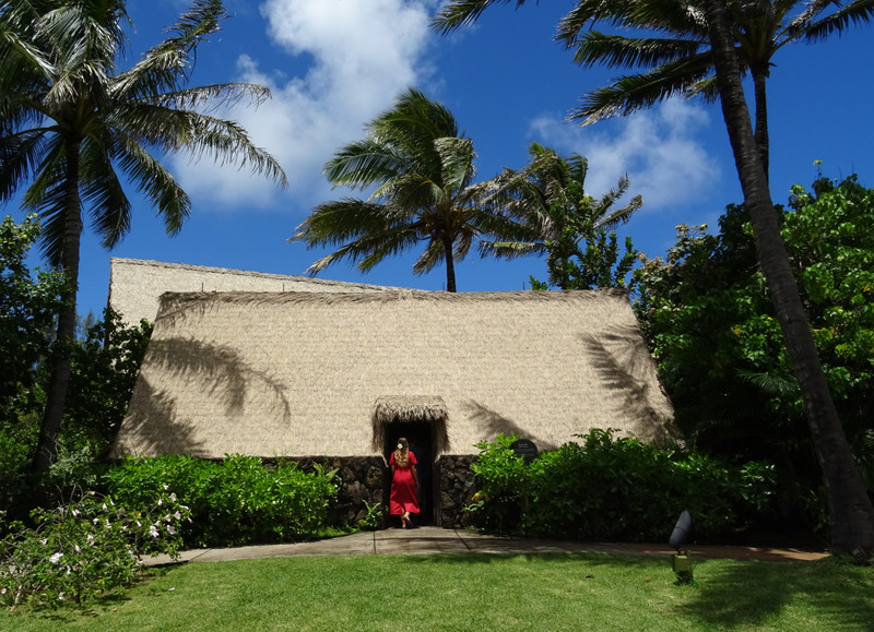 Replica of a Hawaiian chief's house