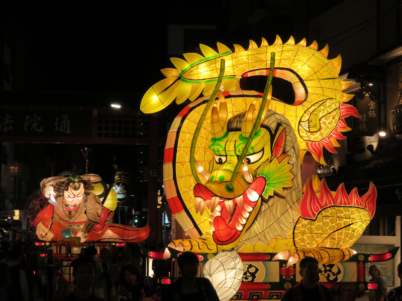 Dragon at a parade near Senso-ji, Tokyo