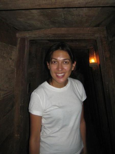 Natalie in Vinh Moc Tunnels