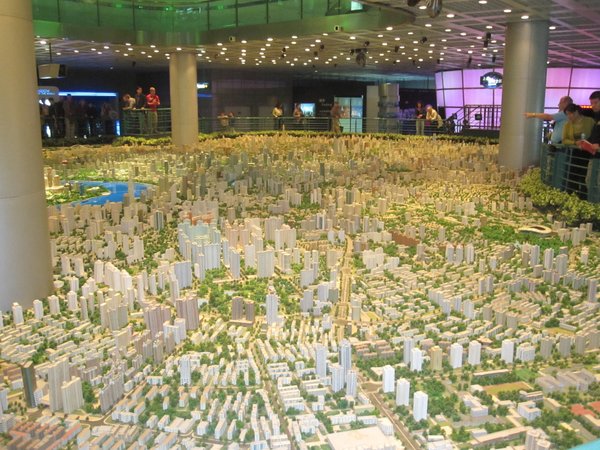 Half of the Central Shanghai city model