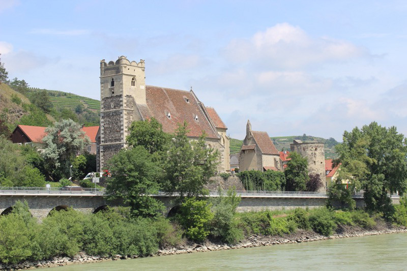 Typical town in Wachau Valley
