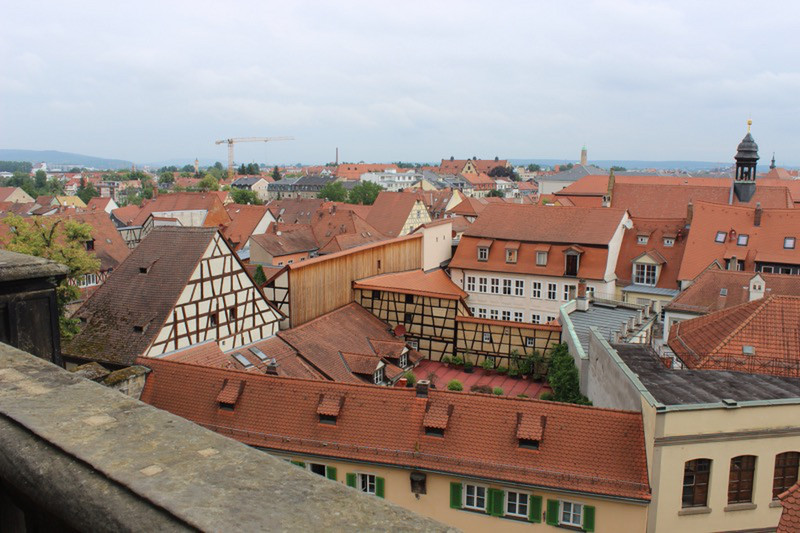 Bamberg from the hill top