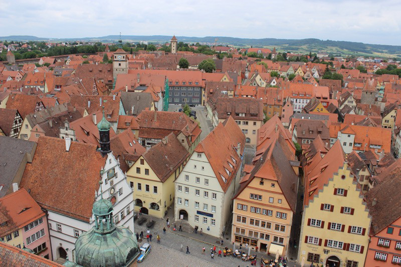 Rothenberg from top of the watch tower