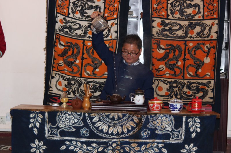 Tea ceremony, near Guilin, China