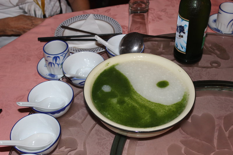 Yin/yang soup, Guilin, China
