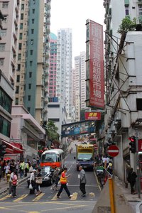 Street scene, Hong Kong, China