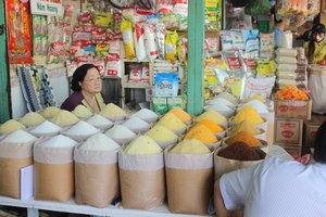 Sugar for sale at Chinese market