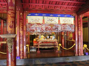 Shrine at the tomb of Minh Mang