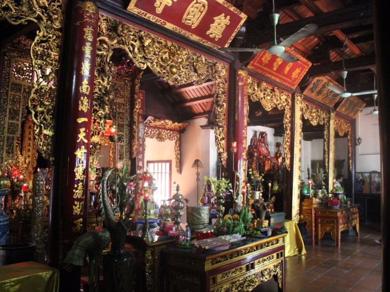 Interior of Tran Quoc Pagoda, Hanoi