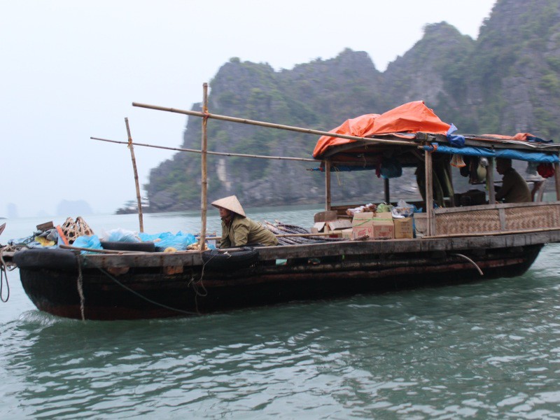 House boat on Halong Bay