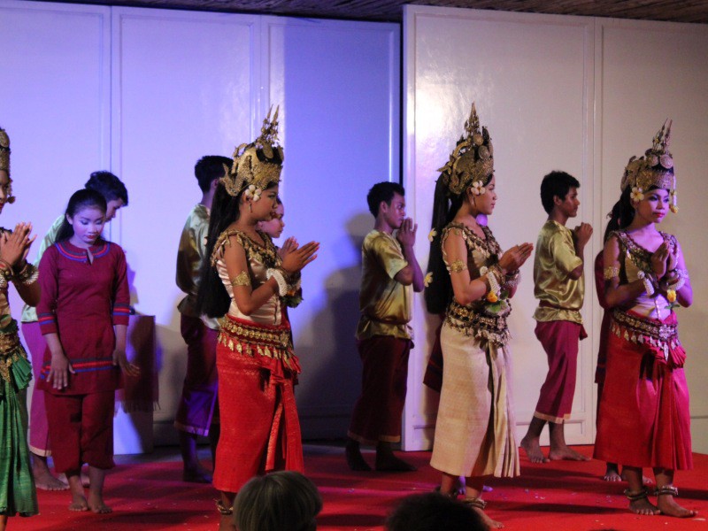 Cultural dance presentation, Siem Reap, Cambodia
