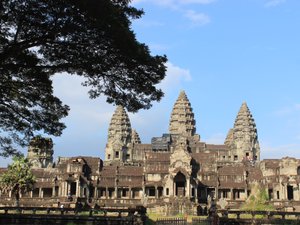 First glimpse of Angkor Wat