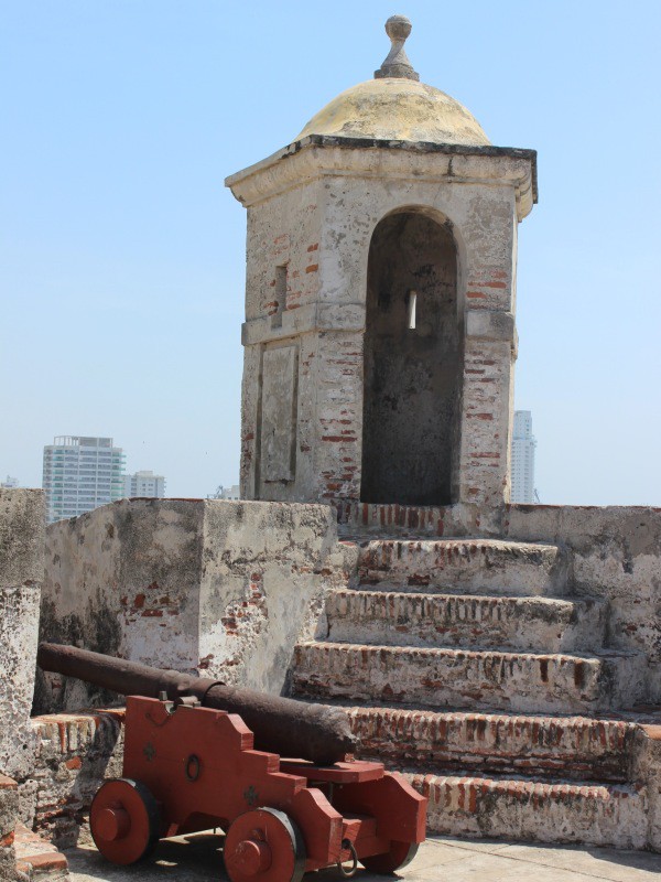 Lookout tower, Castillo de San Felipe, Cartagena, Colombia