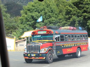 "Chicken bus," Guatemala