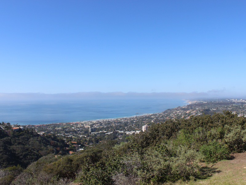 View of San Diego and ocean from Mt. Soledad, San Diego, CA