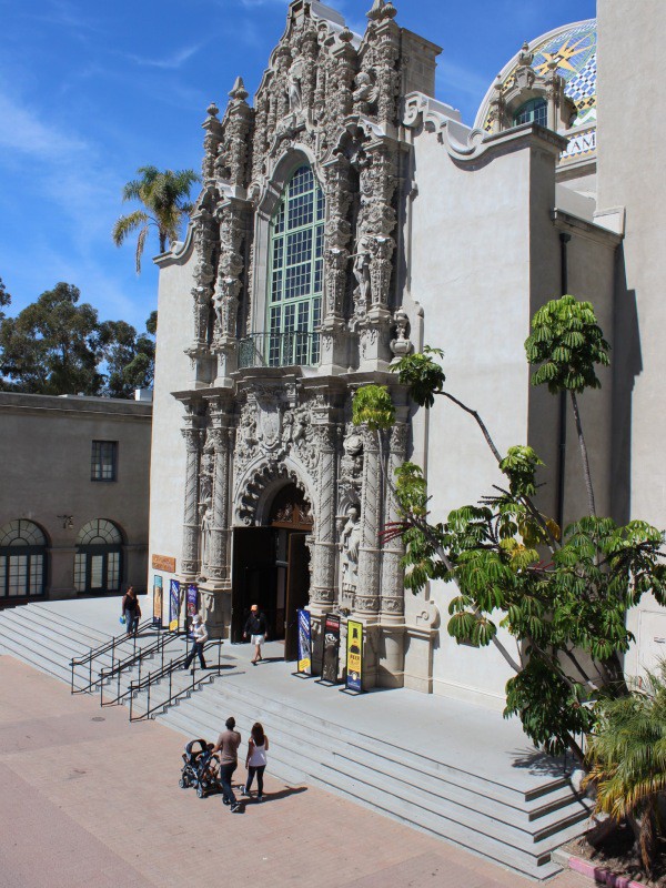 Entrance to Museum of Man, Balboa Park, San Diego, CA