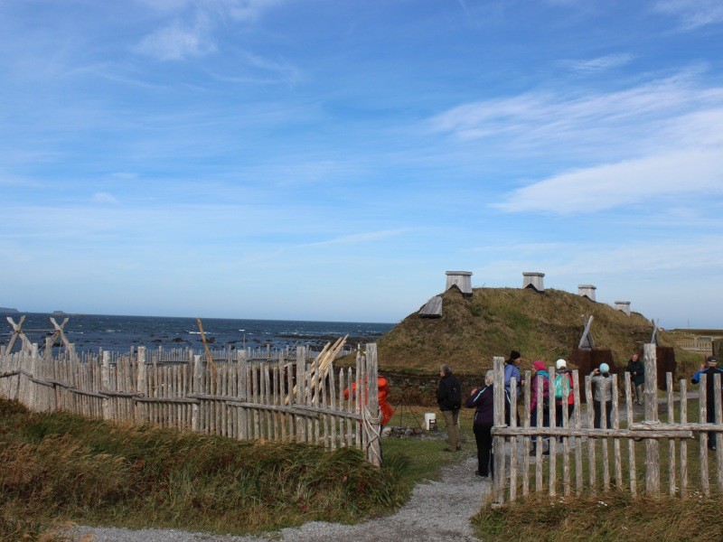 Entrance to Viking village